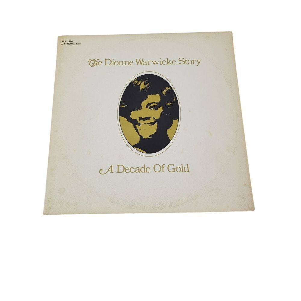 Vintage Dionne Warwick‎ A Decade of Gold Vinyl Album LP GUC